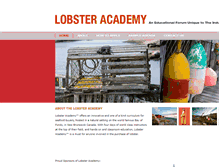 Tablet Screenshot of lobster-academy.com